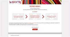 Desktop Screenshot of gretanet-testbureautique.com