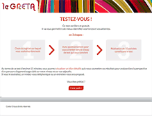 Tablet Screenshot of gretanet-testbureautique.com